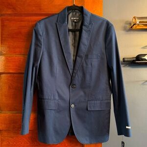 INC men’s slim fit M navy blazer